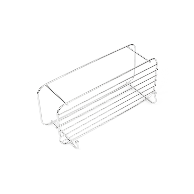 Cadru de duș adeziv din oțel inoxidabil cu cârlige