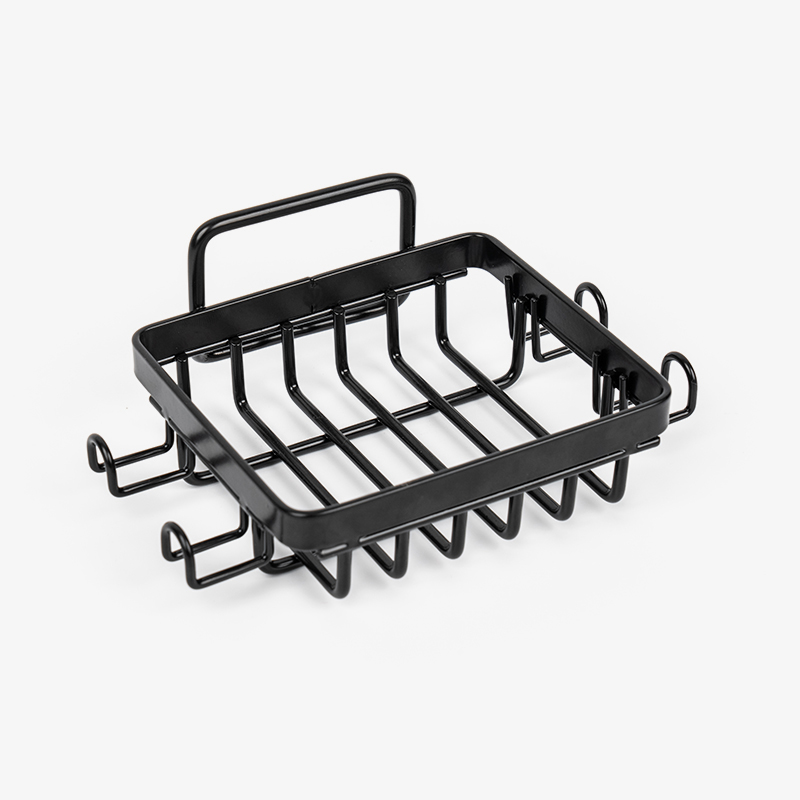 Suport pentru săpun din oțel inoxidabil negru pentru duș