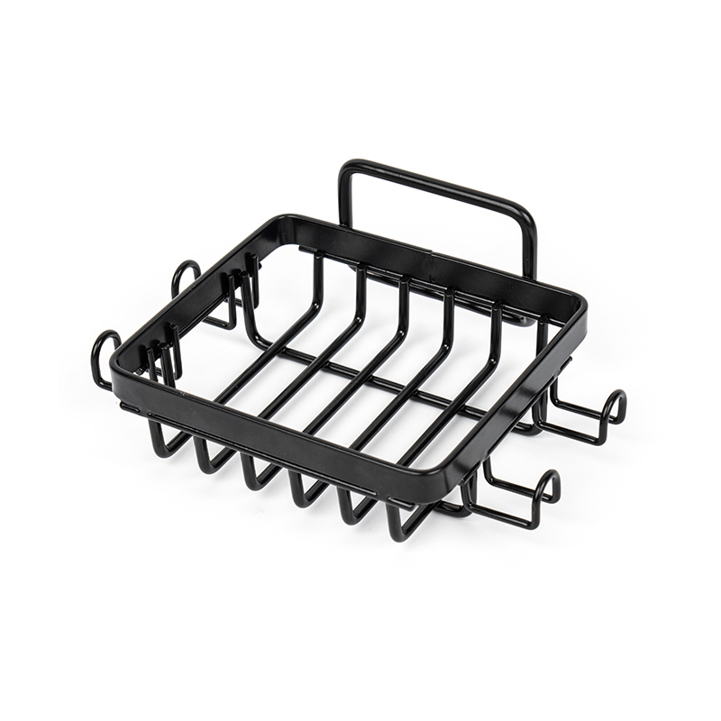 Suport pentru săpun din oțel inoxidabil negru pentru duș