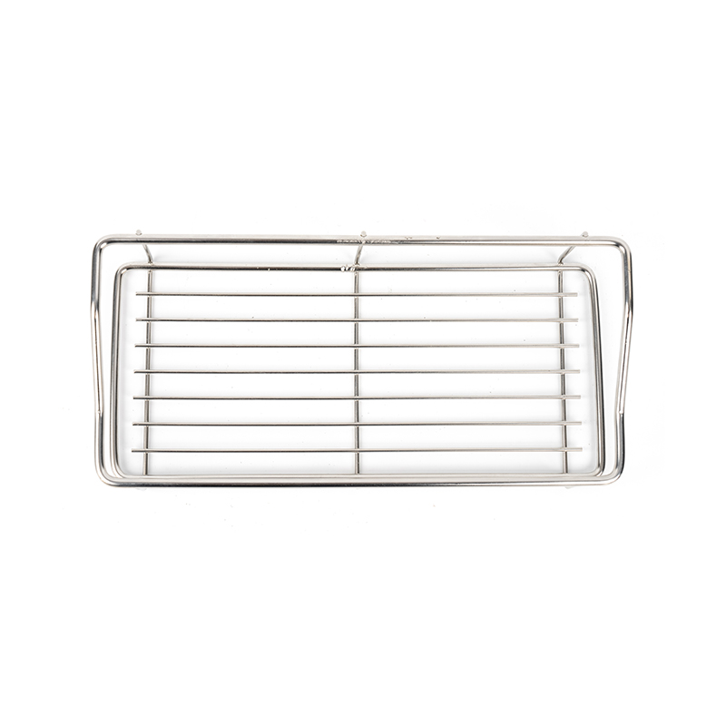 Raft de depozitare pentru baie din oțel inoxidabil fără găurire