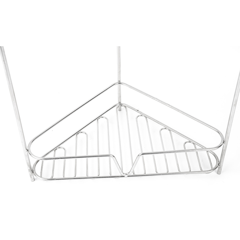 Raft organizator de baie pe colț cu 3 niveluri