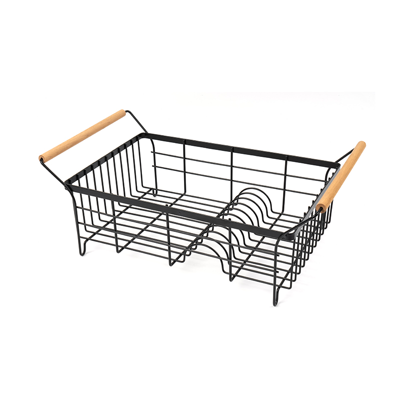 Suport pentru uscare vase din oțel inoxidabil cu suport pentru tacâmuri și scător