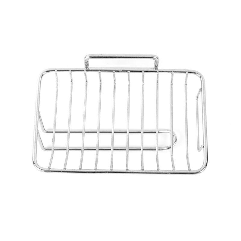 Vasă de săpun din ceramică cu auto-drenare și suport din oțel inoxidabil