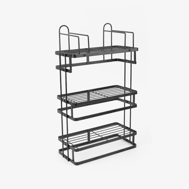 Suport metalic reglabil cu 3 rafturi pentru bucătărie și garaj