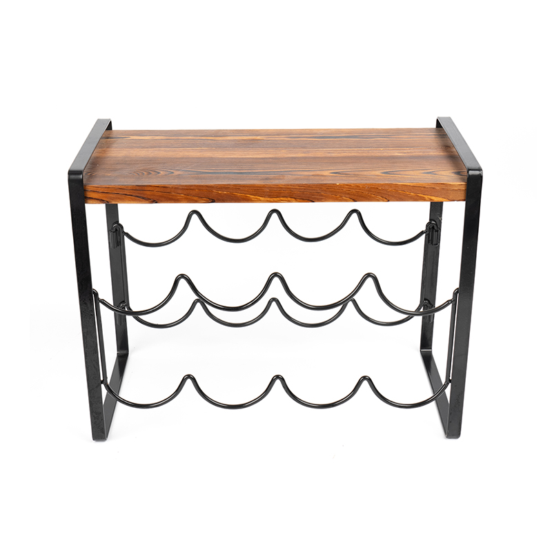 Sticle de vin de blat din lemn rustic, fără asamblare