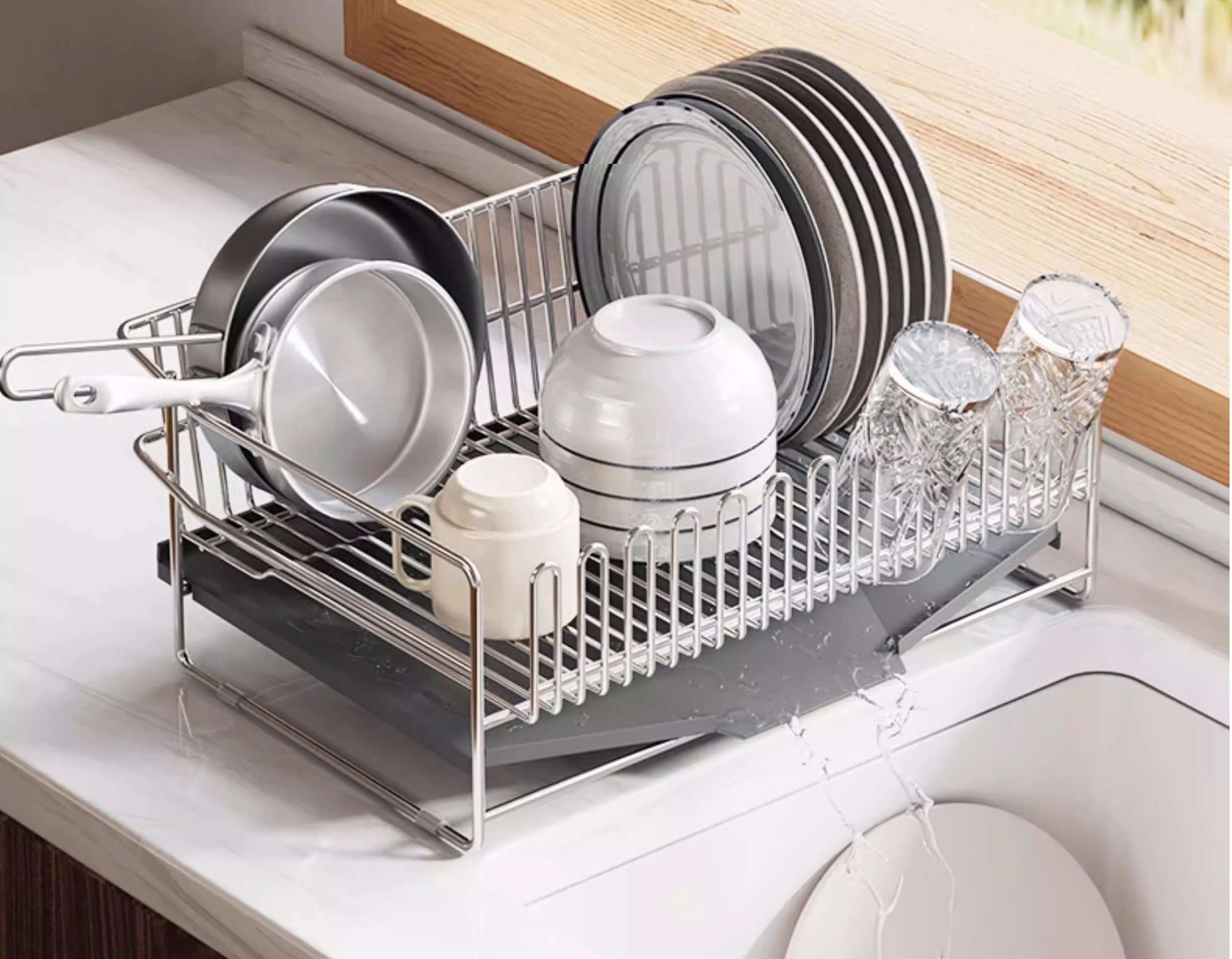 Ce este un suport pentru ustensile din oțel inoxidabil 304 și pentru ce este folosit?